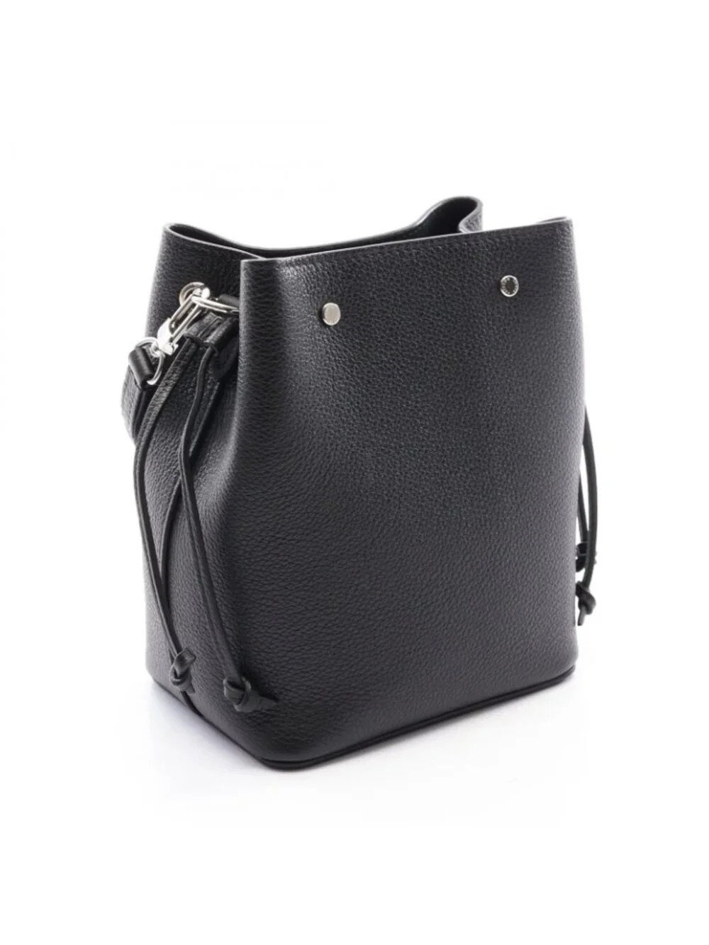 Louis Vuitton Shoulder Bag Nano Lockme Bucket Noir Leather